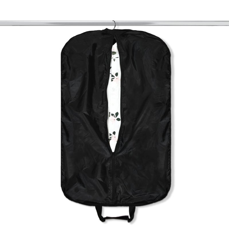 DALIX 39" Garment Bag Cover for Suits and Dresses Clothing Foldable w Pockets White - Image 4